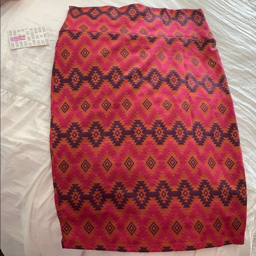 LulaRoe Cassie Tribal Aztec Western Pencil Skirt